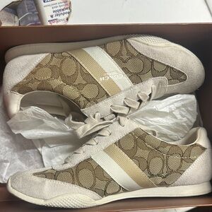 Coach Women's Beige Sneakers